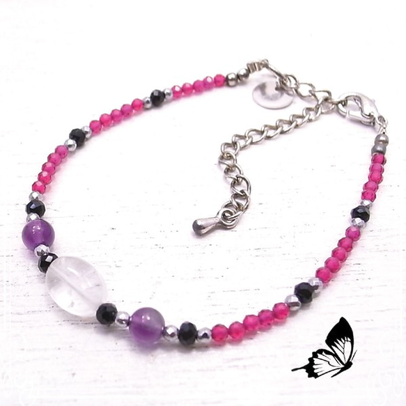 BUTTERFLY ルビー ブレスレット de-93-bu-23 ブレスレット
