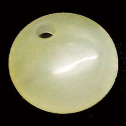 天然石材配件新玉（新玉）圓形配件（3件套）ti-pa-1403 第1張的照片
