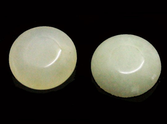 天然石材零件New Jade（New Jade）鈕扣風部件（5件套）ti-pa-1400 第2張的照片