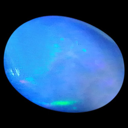 埃塞俄比亞蛋白石（蛋白石）露絲/橢圓形凸圓形標本 -  237 第3張的照片