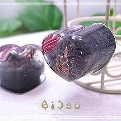 Baikuroppuri心形磁鐵與orgonite bijyu-42 第4張的照片