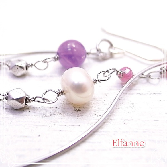 Elfanne時尚奢華耳環de-81-el-33（EMP-0001） 第2張的照片