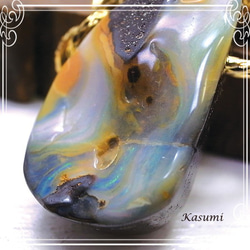 Kasumi巨石蛋白石項鍊de-59-ks-172 第2張的照片