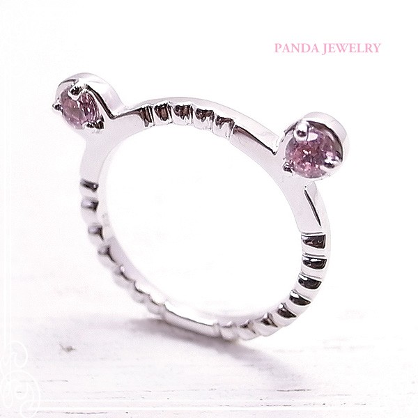PANDA JEWELRY 　パンダ耳リング【7号/9号/11号/13号】　de-12-pj-p-008-rcc