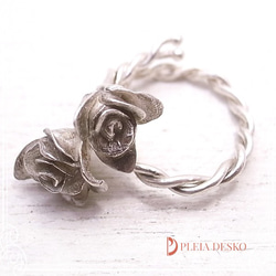 PLEIA DESKO　プレアデスの薔薇(リング)　指輪orスカーフ留め（スカーフリング）　de-100-pd-26 1枚目の画像