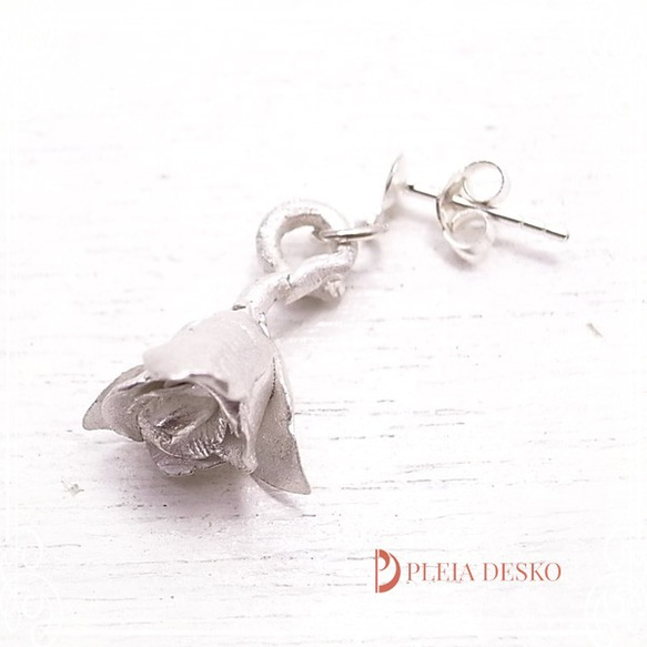 PLEIA DESKO　プレアデスの薔薇(片耳用ピアス)　de-100-pd-34 1枚目の画像