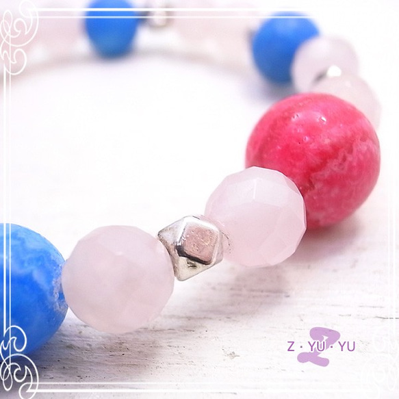 Z·YU·YU藍色和粉色是主角[Bracelet] de-101-zy-10 第4張的照片