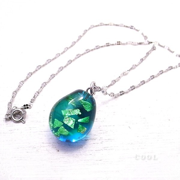 ガラスアート COOL　ネックレス　de-17-cl-111