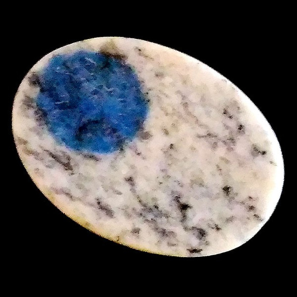 花崗岩中的K2藍銅礦（花崗岩中的k2藍銅礦）鬆散（凸圓形）st-st-267 第3張的照片