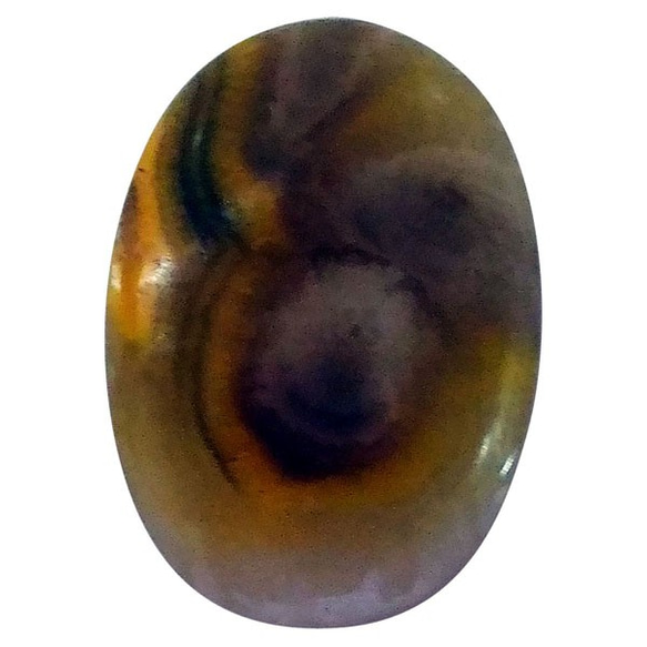 天然石頭大黃蜂碧玉鬆散（凸圓形）st-st-186 第1張的照片