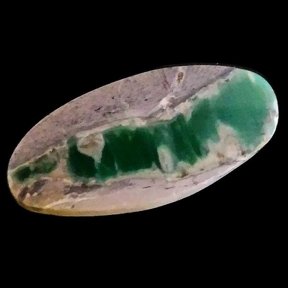 天然石材鬆散的裸石Variscite鬆散（cabochon）ST-ST-342 第2張的照片