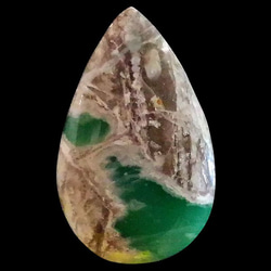 天然石材鬆散的裸石Variscite鬆散（cabochon）ST-ST-348 第1張的照片