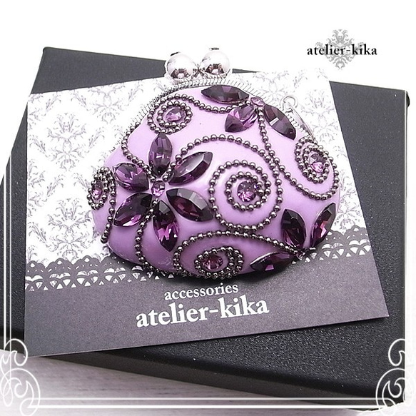 Atelier-Kika Gamaguchi胸針（粉色）de-104-ak-24 第5張的照片