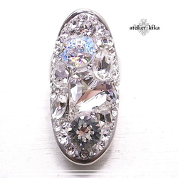 atelier-kika Crystal Long Ring（No.13）de-104-ak-86 第2張的照片