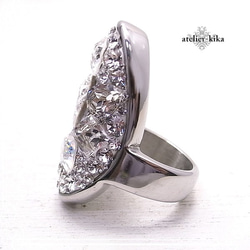 atelier-kika Crystal Long Ring（No.13）de-104-ak-86 第3張的照片