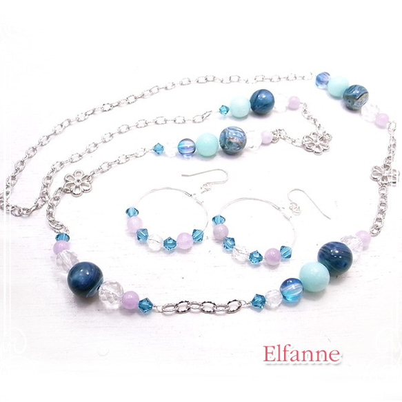 項鍊和耳環上的Elfanne天使de-81-el-54（ESWN + P-0002） 第1張的照片