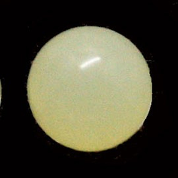 天然石材零件新玉（新玉）圓球零件（無孔）（10套）ti-pa-1401 第2張的照片