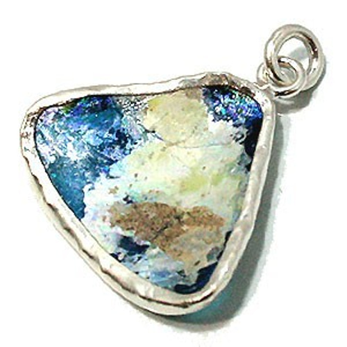 ガラス系パーツ ローマングラスペンダント（romanglass pendant