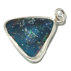 ガラス系パーツ　ローマングラスペンダント（romanglass pendant）　ペンダントトップ　rg-p-03