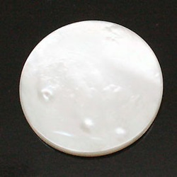 天然石パーツ　シェル貝/マザーオブパール　コイン型パーツ（3個セット）　ti-pa-987 1枚目の画像