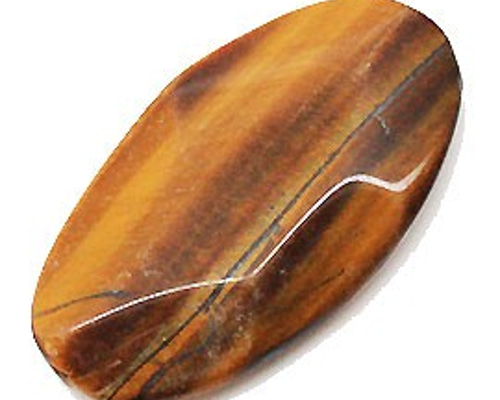 天然石パーツ タイガーアイ/虎目石 穴あきパーツ（2個セット） ti-pa