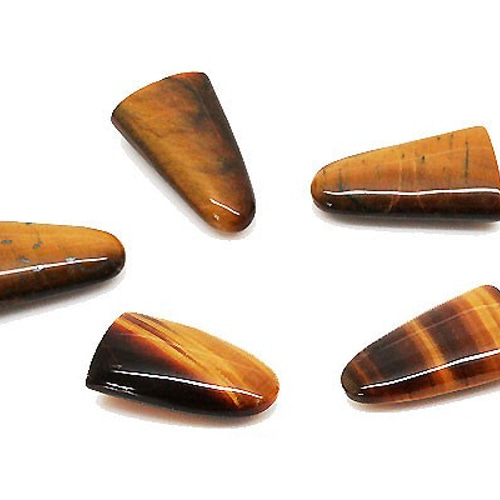 Mページ　天然石 天然石パーツ タイガーアイ/虎目石 天然石パーツ（3個セット） ti-pa