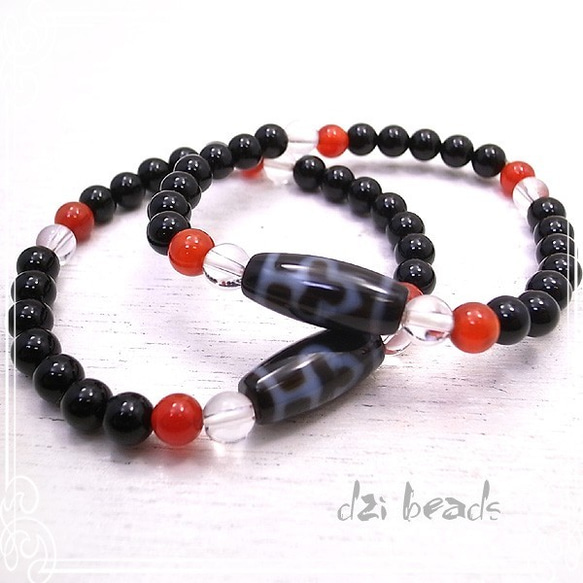 dzi-beads　菩提天珠ブレスレット　de-11-dz-43 5枚目の画像