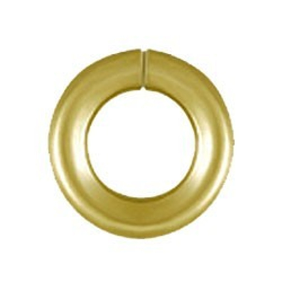 貴金属の材料　ゴールドリング オープンタイプ 丸カン　14KYG　gr01-14y　4mmT0.64mm（10個セット） 1枚目の画像