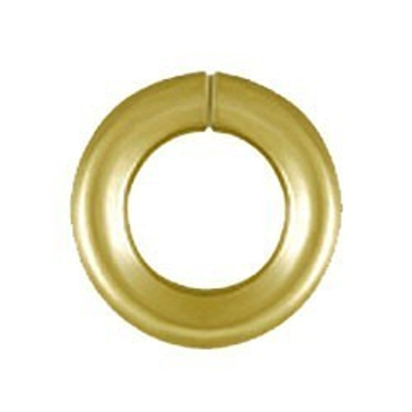 貴金属の材料　ゴールドリング オープンタイプ 丸カン　14KYG　gr01-14y　5mmT0.64mm（10個セット） 1枚目の画像