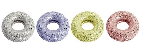 貴金属の材料　シルバービーズパーツ　ロンデルスターダストビーズ　sb19　8.3mm（10個セット）