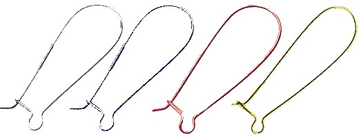 ピアスフックパーツ　sv925　イヤーパーツ　se32　L33xW12mm（10個セット）