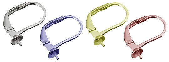 ピアスパーツ　レバーバック　sv925　イヤーパーツ　se43　L15xW10mm（10個セット）