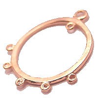 【在庫限り！】シルバー ピアスパーツ　sv-e-37-color　ピンク（10個セット）