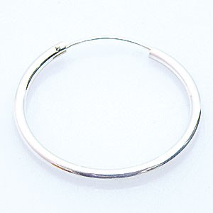 【在庫限り！】シルバー ピアスパーツ　フープピアス　H192-30mm（5組セット）