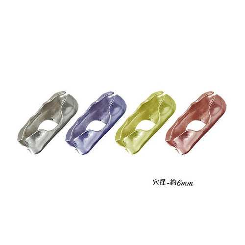 シルバー エンドパーツ ボールチェーンコネクター sv925 sf12 穴径6mm