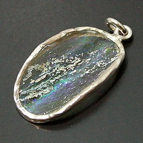 ガラス系パーツ ローマングラスペンダント（romanglass pendant