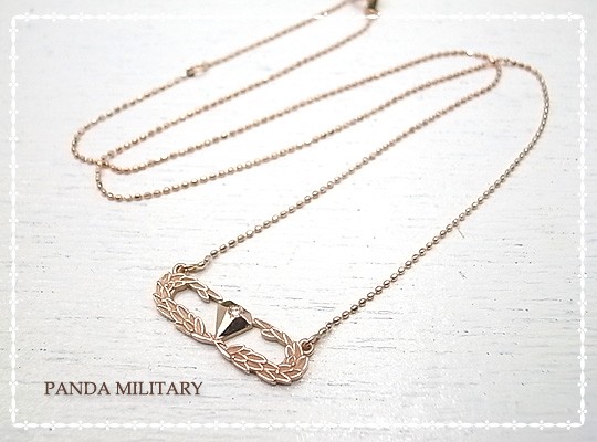PANDA MILITARY　K10PGレディース・レンジャーネックレス　p-020-n 21,087円
