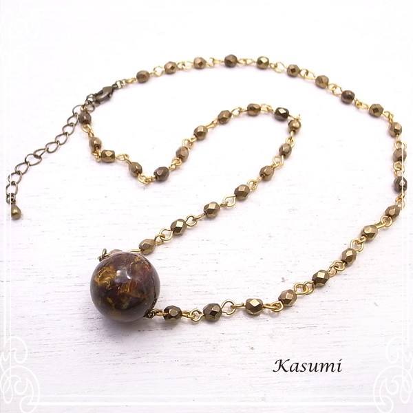 Kasumi　ピーターサイトのネックレス　de-59-ks-251