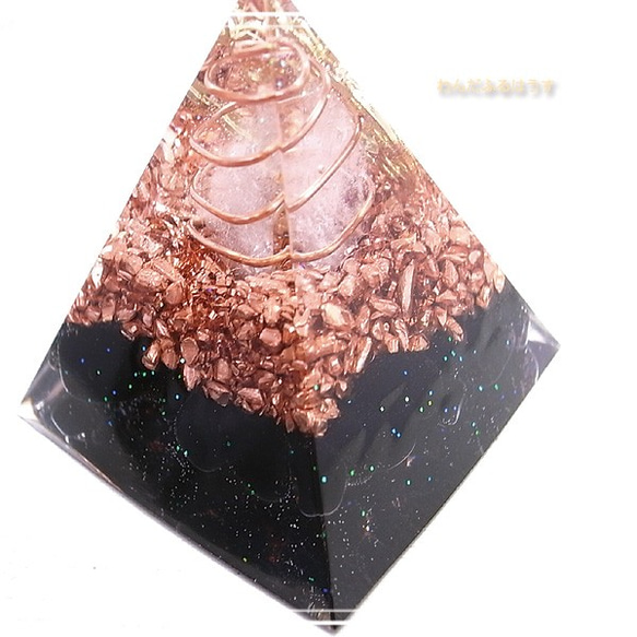 Wandful House金字塔黑水晶[Morion] Orgonite de-38-wh-89cc 第3張的照片