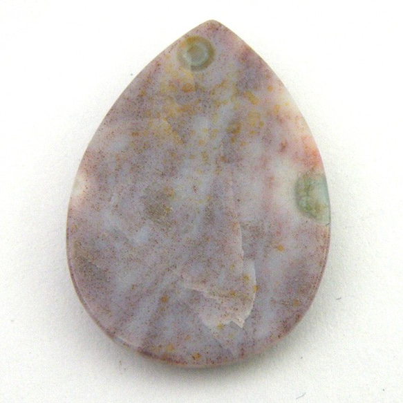 天然石裸裸石海洋碧玉松（對凸圓形）ti-st-682 第3張的照片