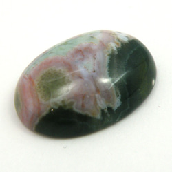 天然石　ルース裸石　オーシャンジャスパー(Ocean jasper)　ルース（オーバルカボション）　ti-st-688 2枚目の画像