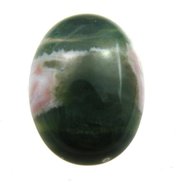 天然石　ルース裸石　オーシャンジャスパー(Ocean jasper)　ルース（オーバルカボション）　ti-st-695 1枚目の画像