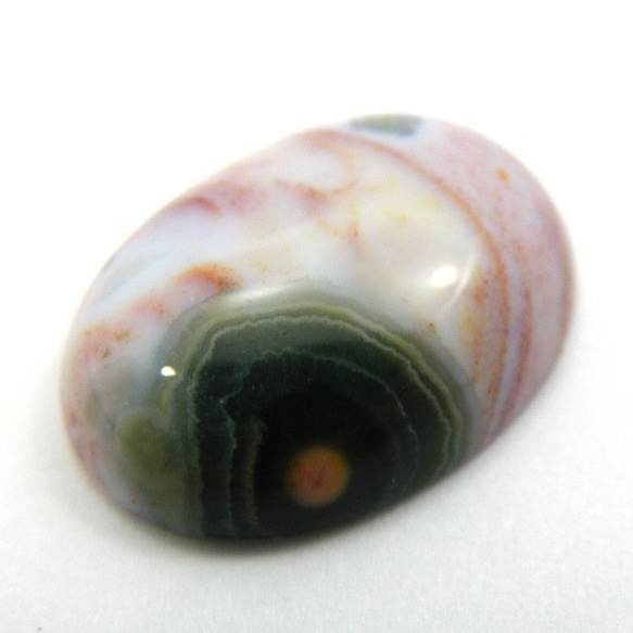 天然石材鬆散裸石海洋碧玉（橢圓形凸圓形）ti-st-700 第2張的照片