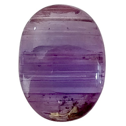 天然石ルース限定品　キャッツアイアメジスト(Amethyst) 　ルース/オーバルカボション　st-so-71 1枚目の画像