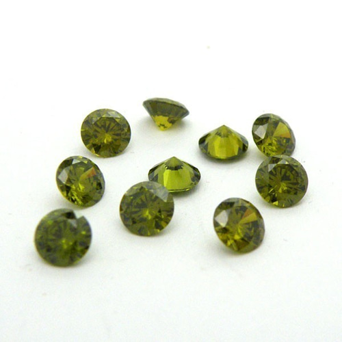 キュービックジルコニア CZ パーツ販売 ラウンドカットルース