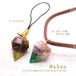 Bishu Mini Mini Diamond Type Orgonite Accessory Type Coated 27種 第7張的照片