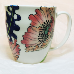 花柄のマグカップ 2枚目の画像