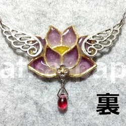 紫蓮のネックレス-妖翼- 2枚目の画像