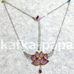 紫蓮のネックレス-妖翼- 3枚目の画像