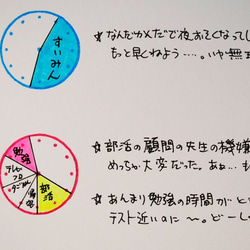 直径を『セミオーダー』出来る！円の時間軸の消しゴムはんこ 4枚目の画像